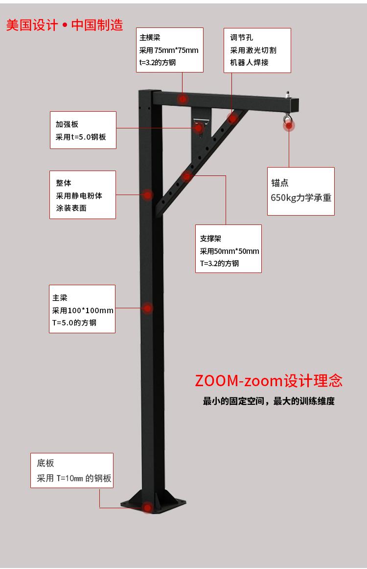 立柱式沙袋架